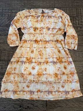 Zara Girls Watercolor Floral Dress